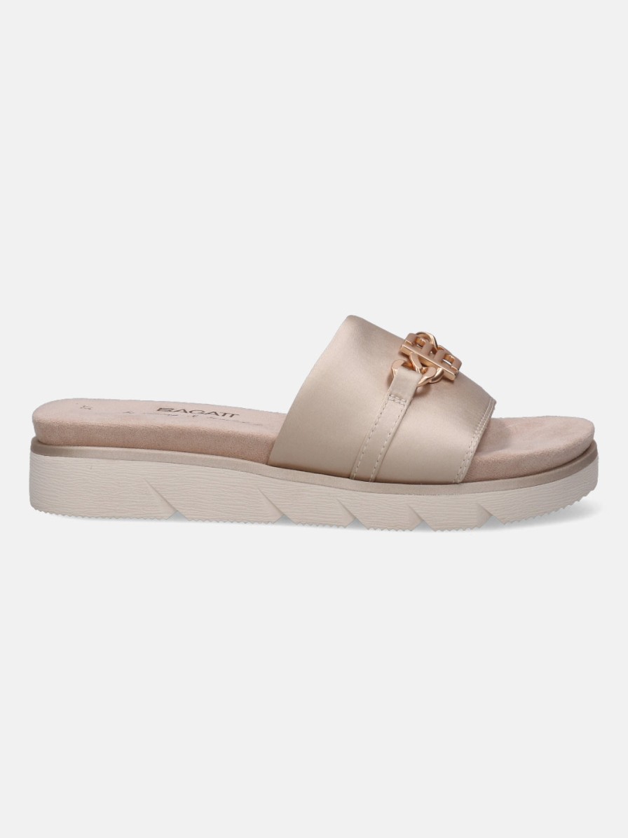 Sandals BAGATT INDIA | Kiko Beige Flatform Sandals