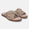 Sandals BAGATT INDIA | Goldy Beige Flat Sandals