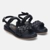 Sandals BAGATT INDIA | Ravenna Black Flat Sandals