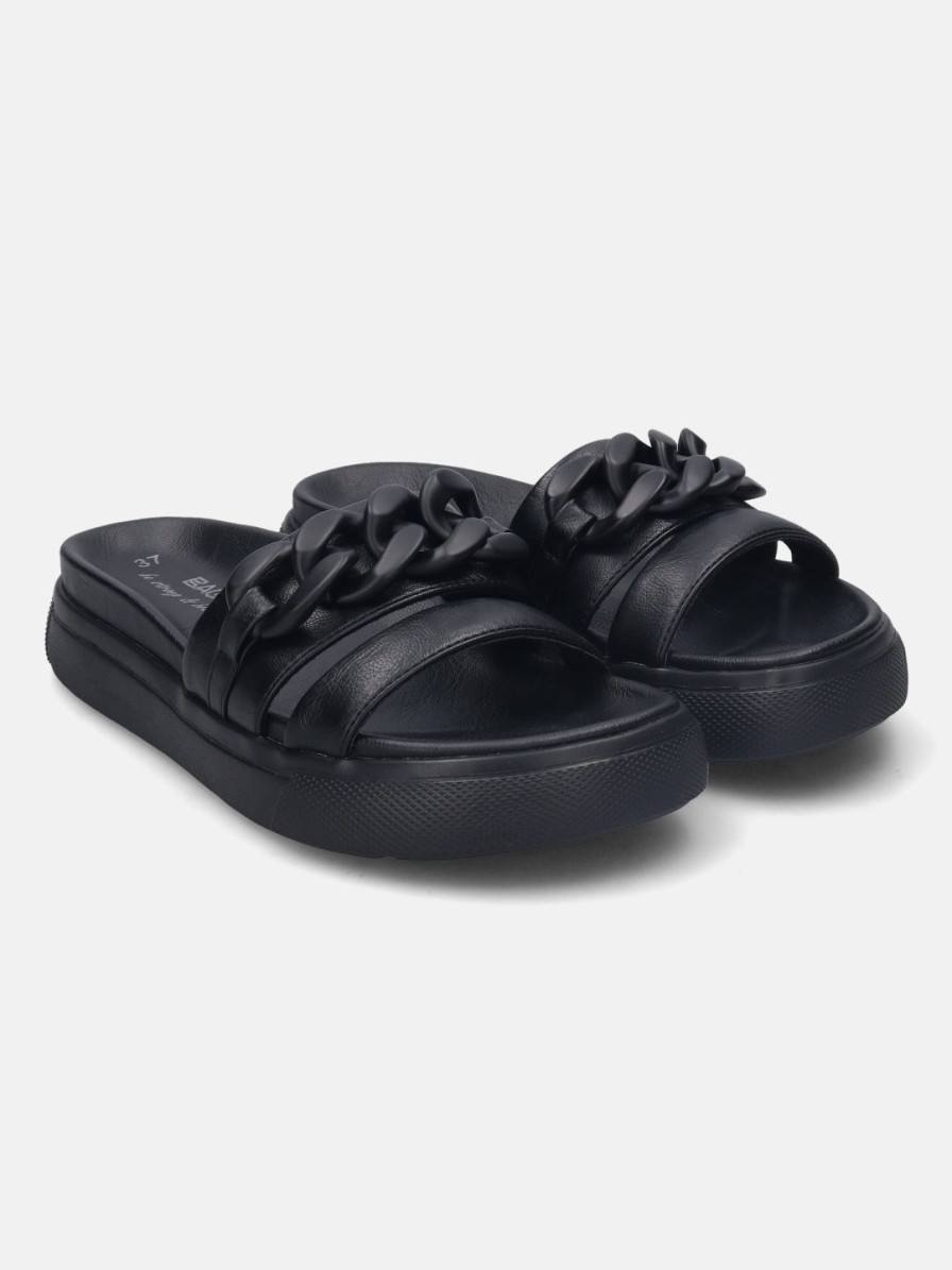 Sandals BAGATT INDIA | Dalia Black Flatform Sandals