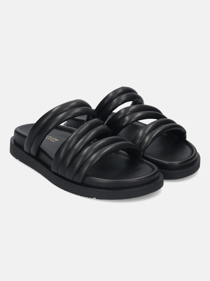 Sandals BAGATT INDIA | Chandra Black Flatform Sandals