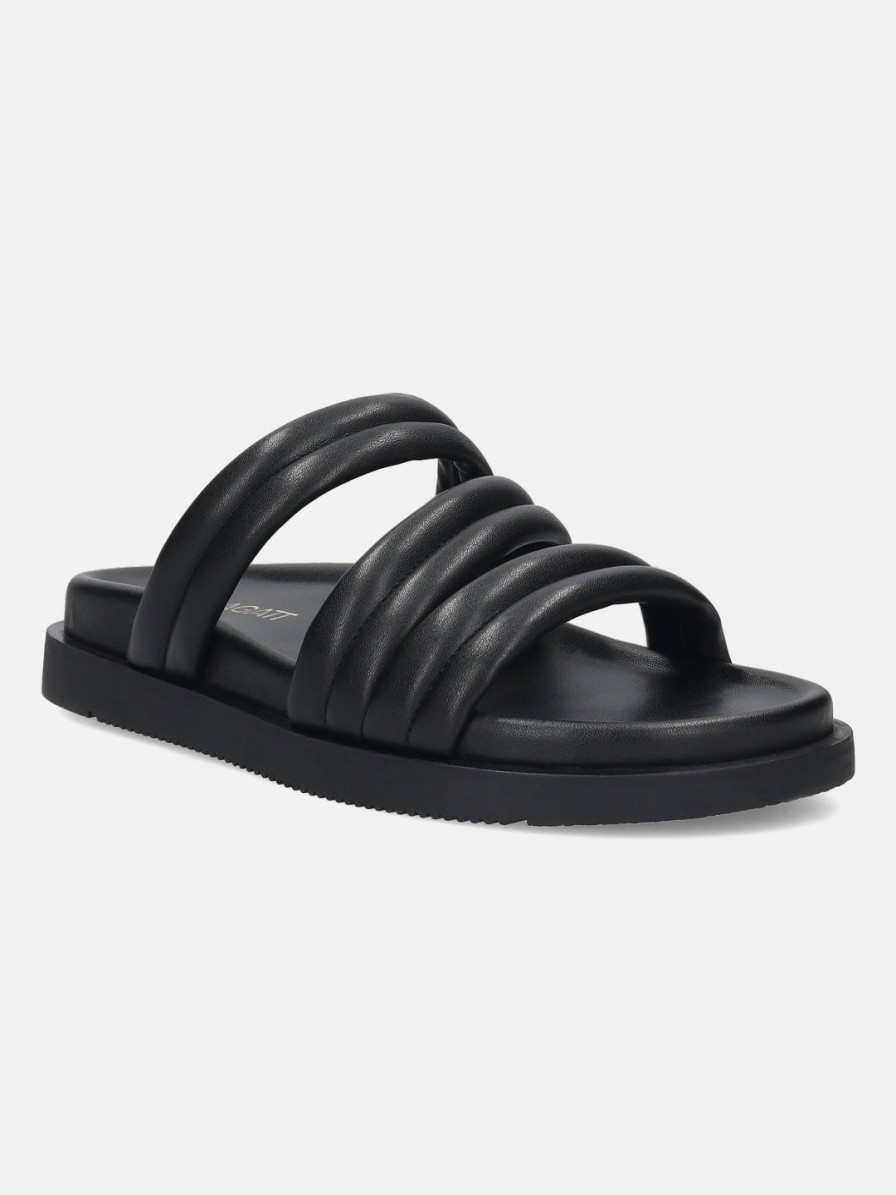 Sandals BAGATT INDIA | Chandra Black Flatform Sandals