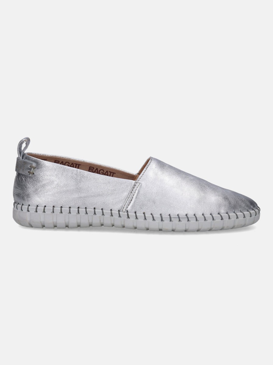 Sneakers BAGATT INDIA | Bali Silver Slip-On Sneakers