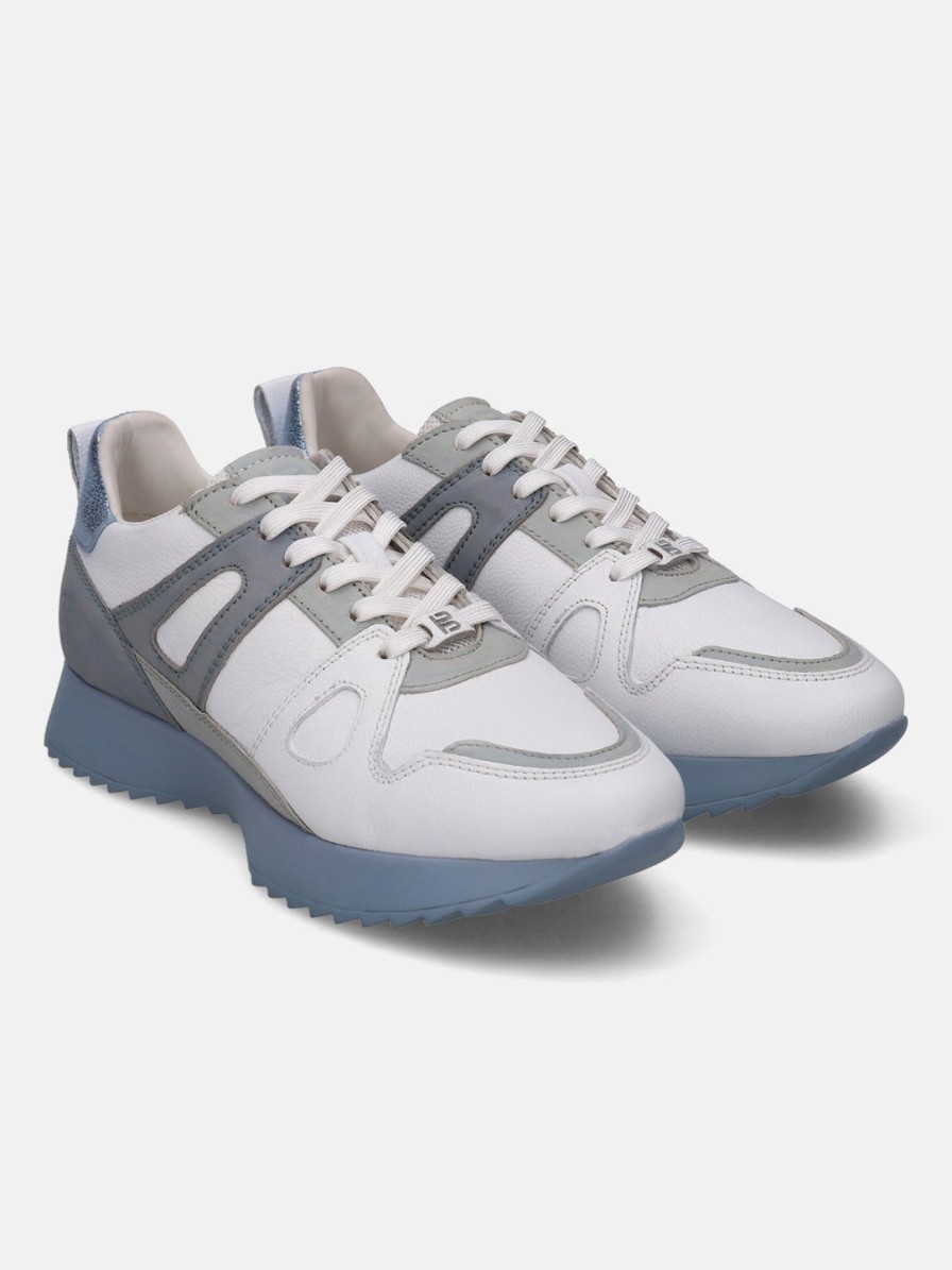 Sneakers BAGATT INDIA | Sophie White & Light Blue Sneakers