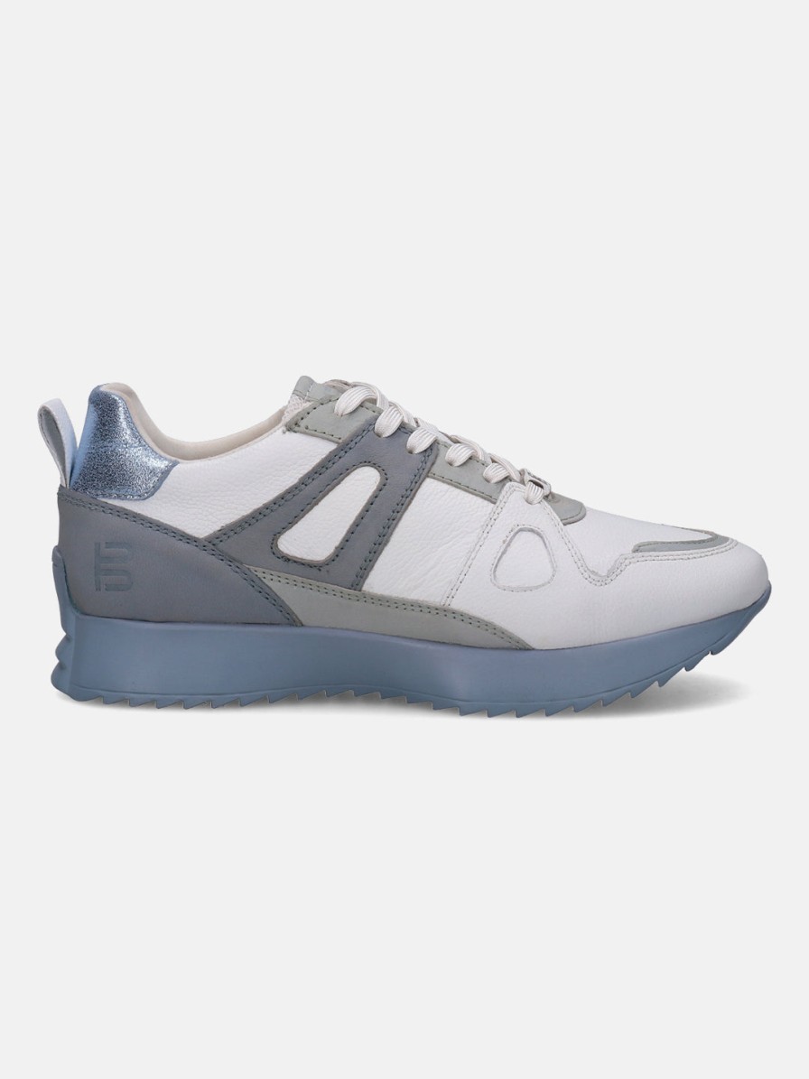 Sneakers BAGATT INDIA | Sophie White & Light Blue Sneakers