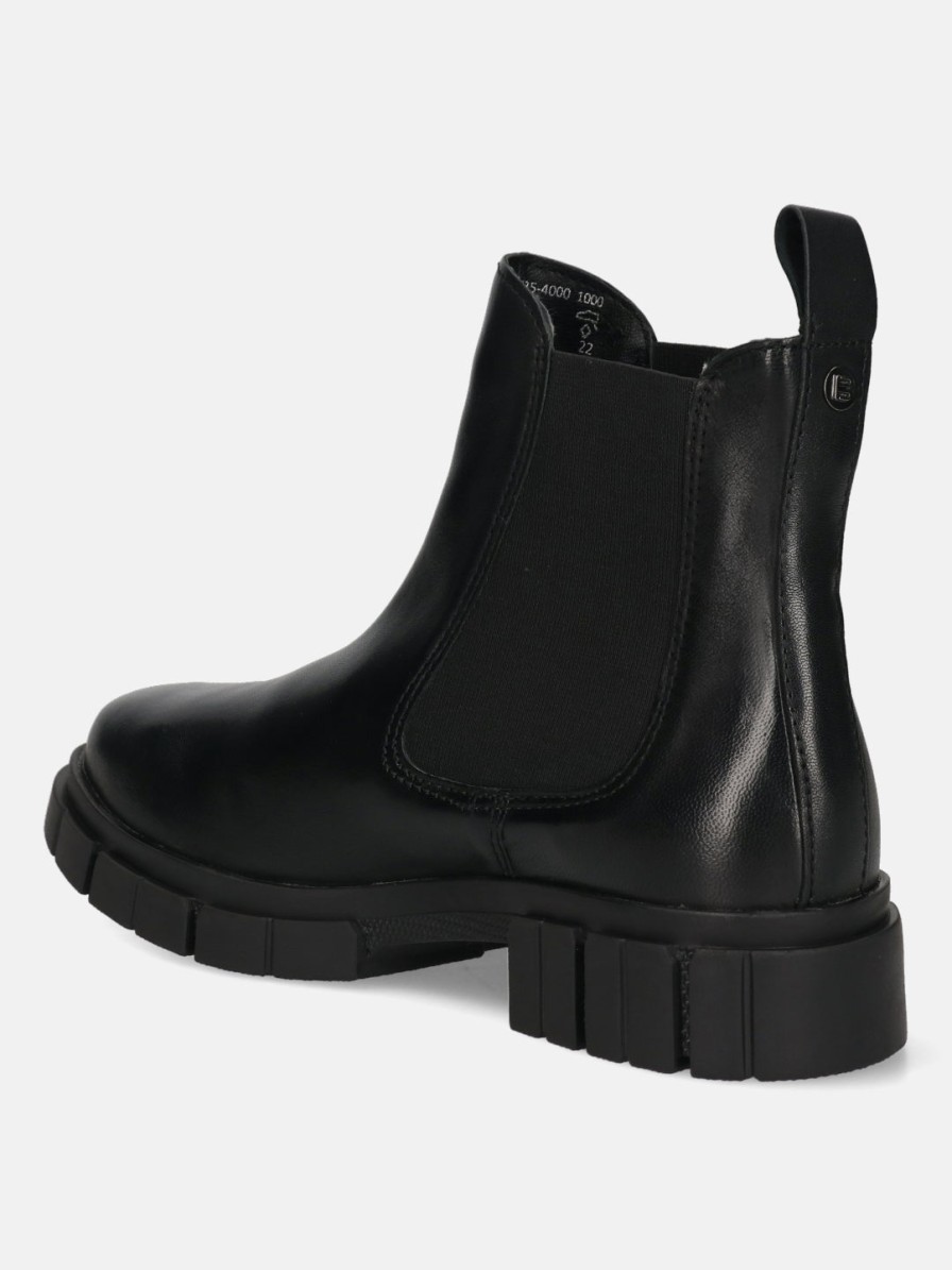 Boots BAGATT INDIA | Fiona Black Leather Chelsea Boots