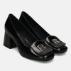 Heels BAGATT INDIA | Sindy Black Leather Court Shoes