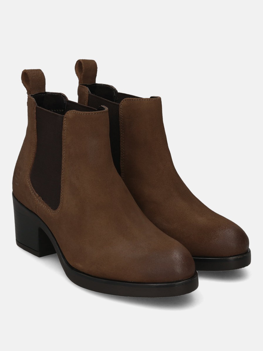 Boots BAGATT INDIA | Torvi Cognac Suede Chelsea Boots