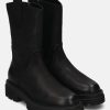 Boots BAGATT INDIA | Enna Black Nubuck Calf Boots