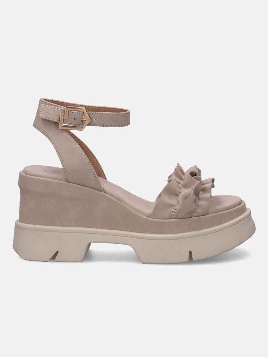 Heels BAGATT INDIA | Trish Beige Wedges