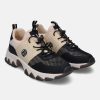 Sneakers BAGATT INDIA | Yuki Black & Beige Sneakers