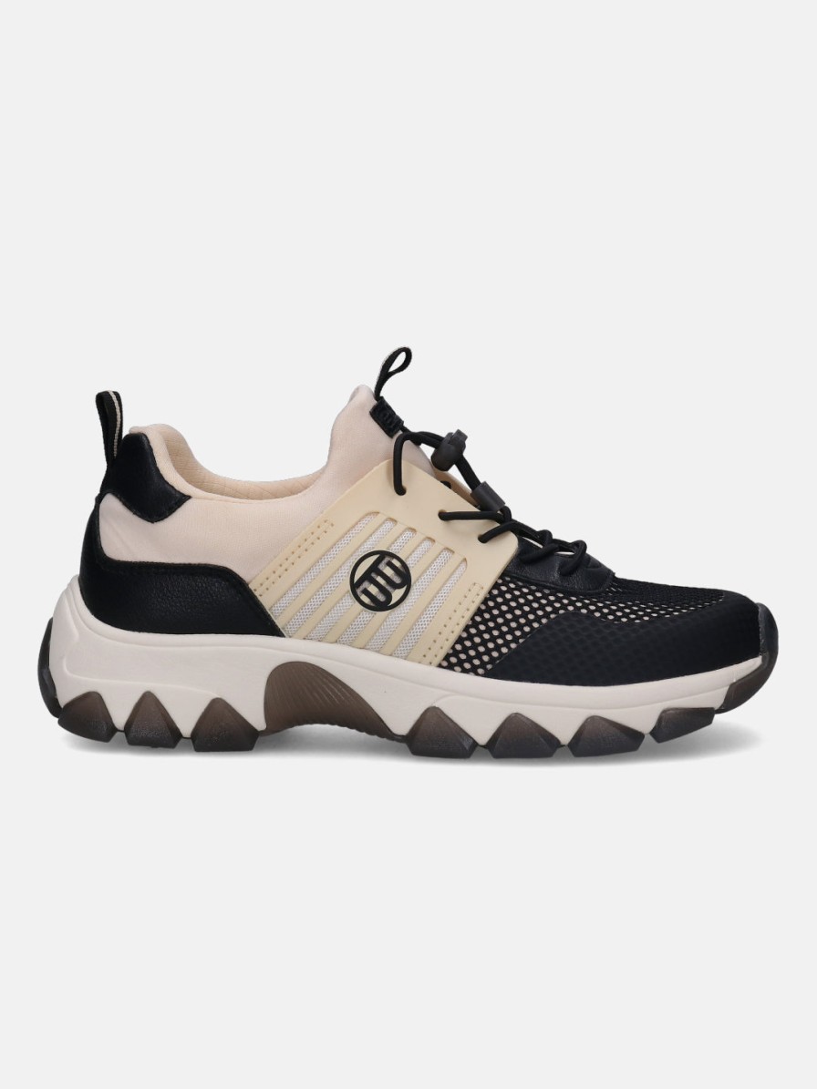 Sneakers BAGATT INDIA | Yuki Black & Beige Sneakers