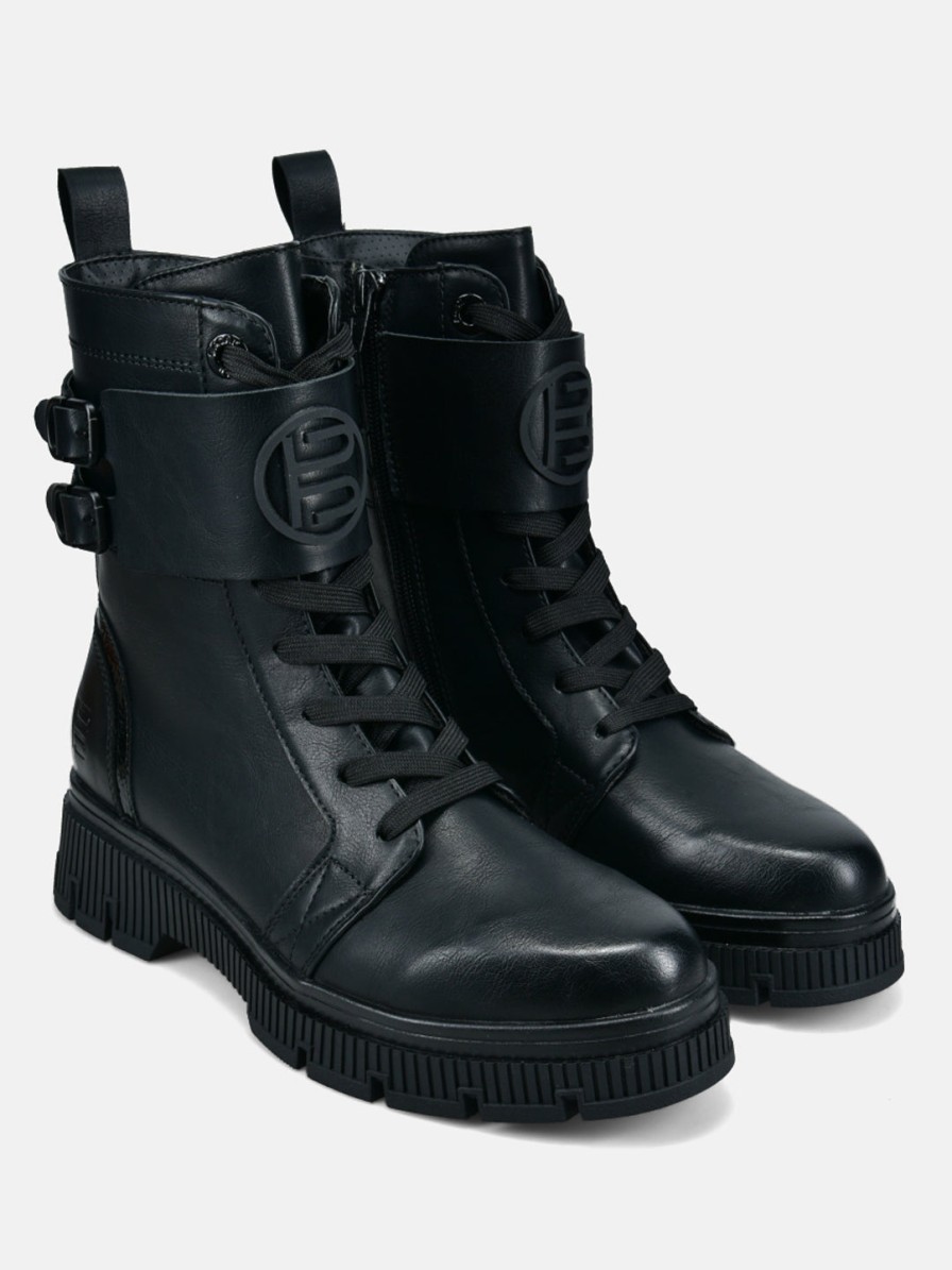 Boots BAGATT INDIA | Robin Black Ankle Boots