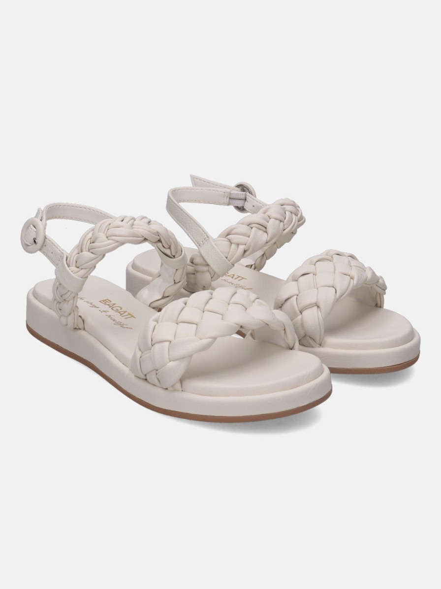 Sandals BAGATT INDIA | Ravenna Off White Flat Sandals