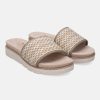 Sandals BAGATT INDIA | Kiko Beige & Olive Flatform Sandals