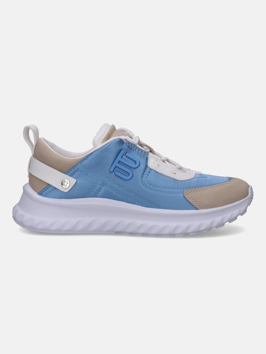 Sneakers BAGATT INDIA | Lecce Light Blue & Beige Sneakers