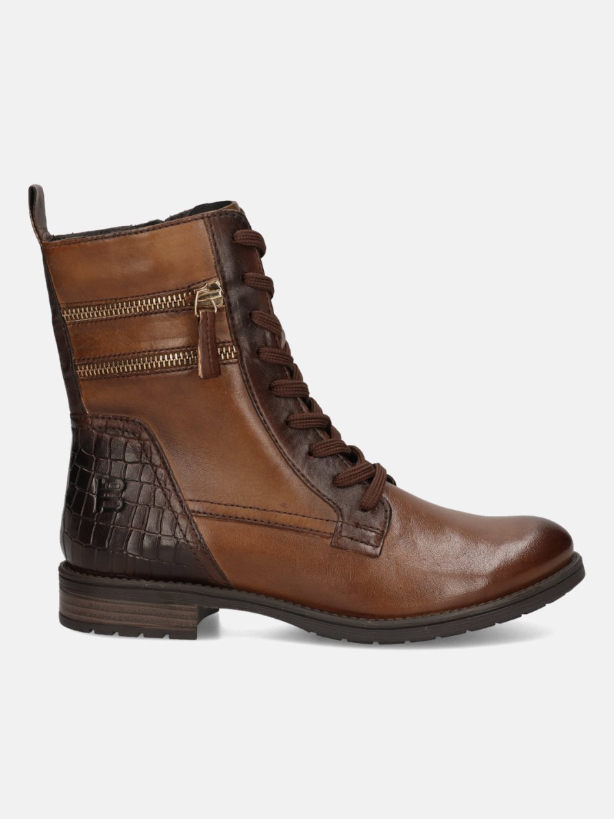 Boots BAGATT INDIA | Ronja Dark Brown Ankle Boots