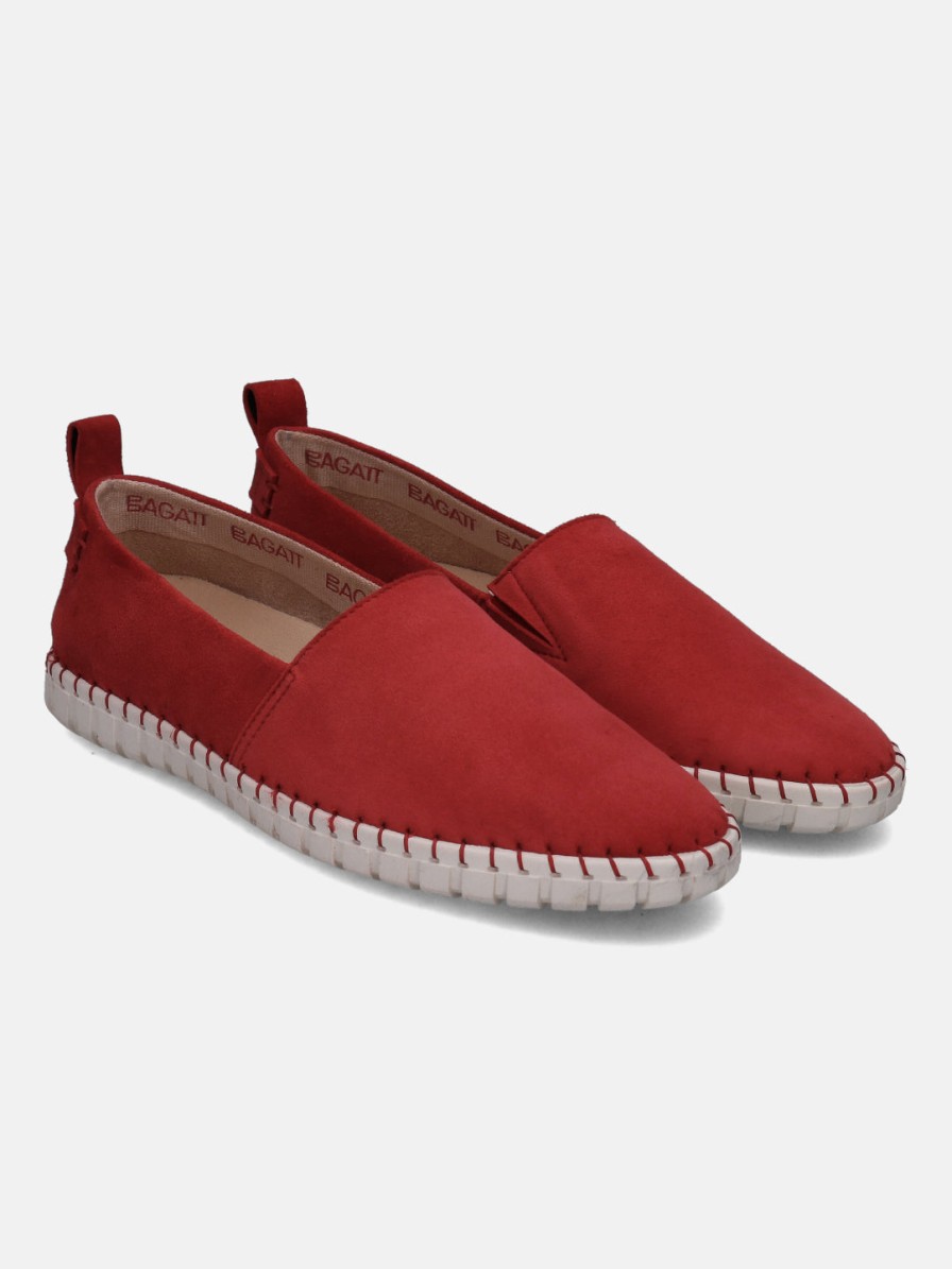 Sneakers BAGATT INDIA | Bali Red Slip-On Sneakers