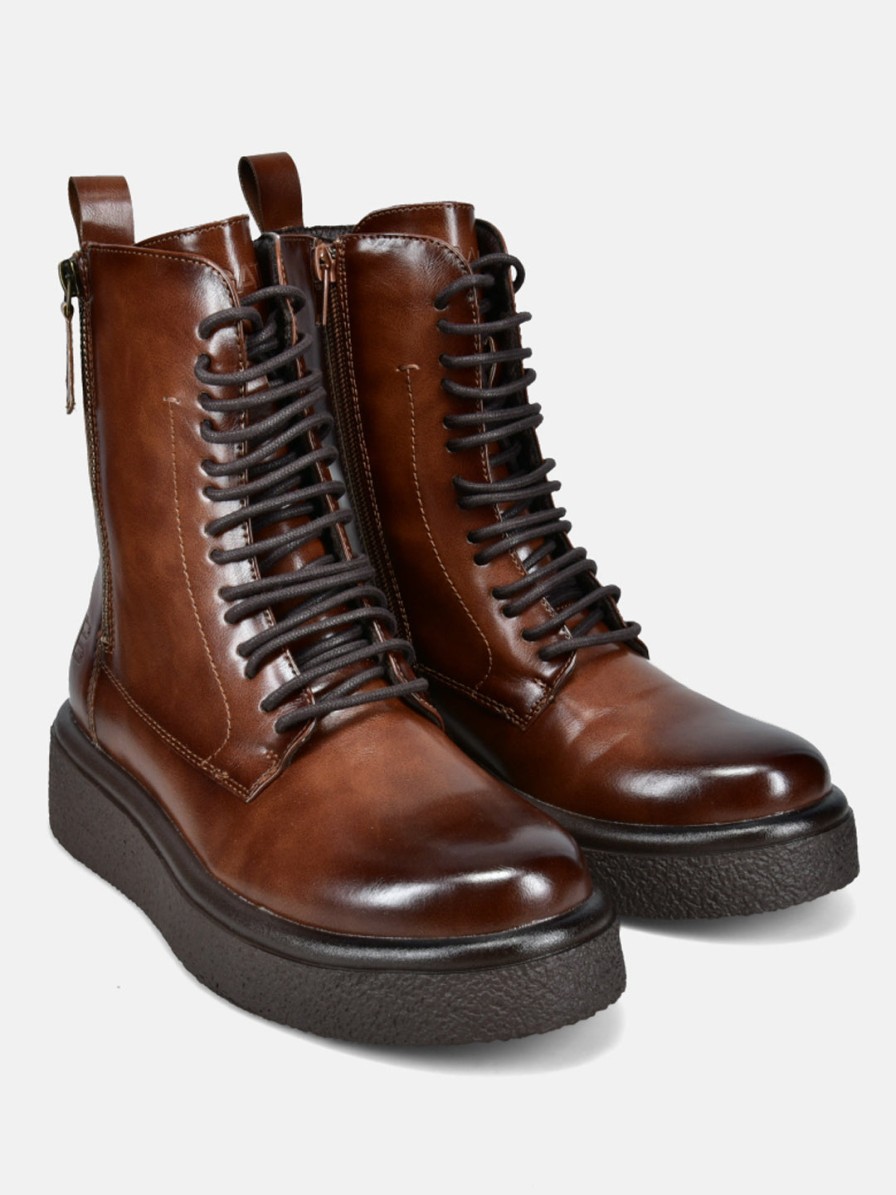 Boots BAGATT INDIA | Catania Cognac Ankle Boots