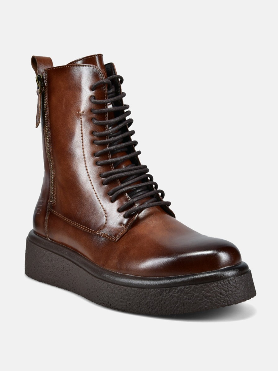 Boots BAGATT INDIA | Catania Cognac Ankle Boots