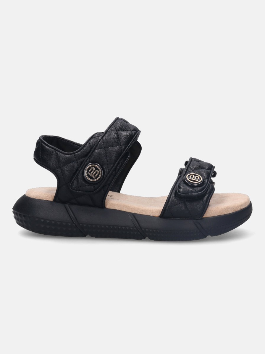 Sandals BAGATT INDIA | Jersey Black Flatform Sandals