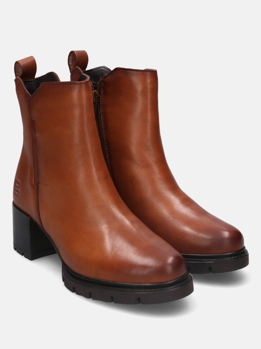 Boots BAGATT INDIA | Yamila Cognac Ankle Boots