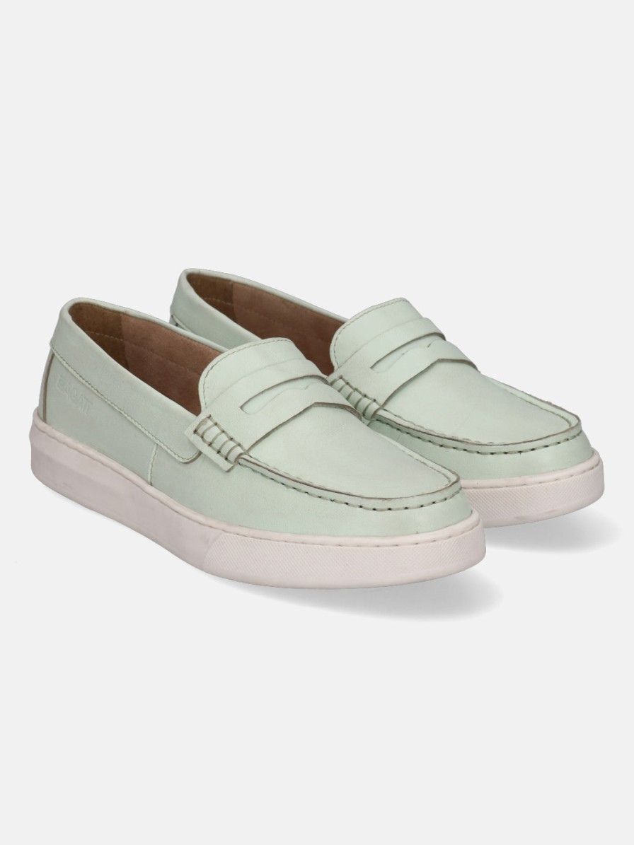 Casual Loafers BAGATT INDIA | Jola Light Green Casual Loafers