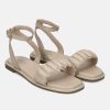 Sandals BAGATT INDIA | Flower Beige Ankle Strap Sandals