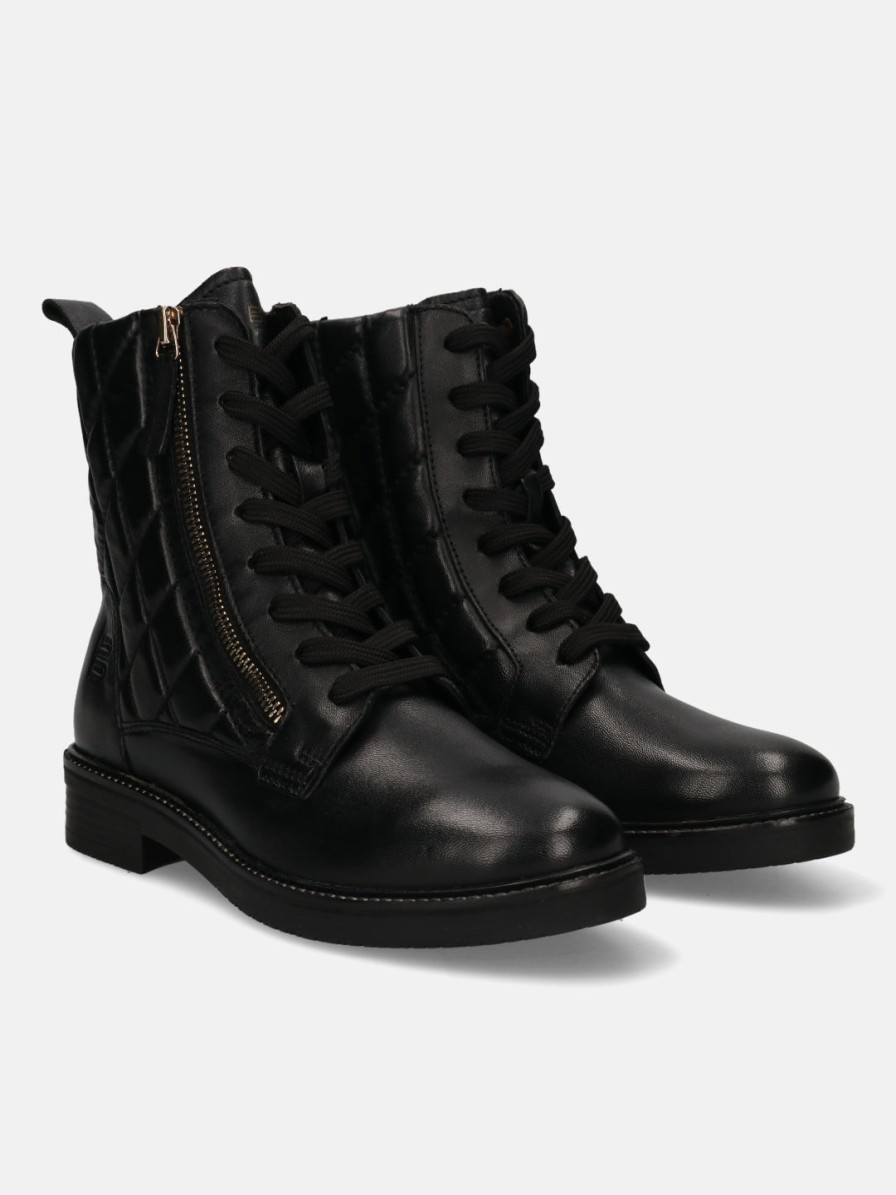 Boots BAGATT INDIA | Zina Black Ankle Boots