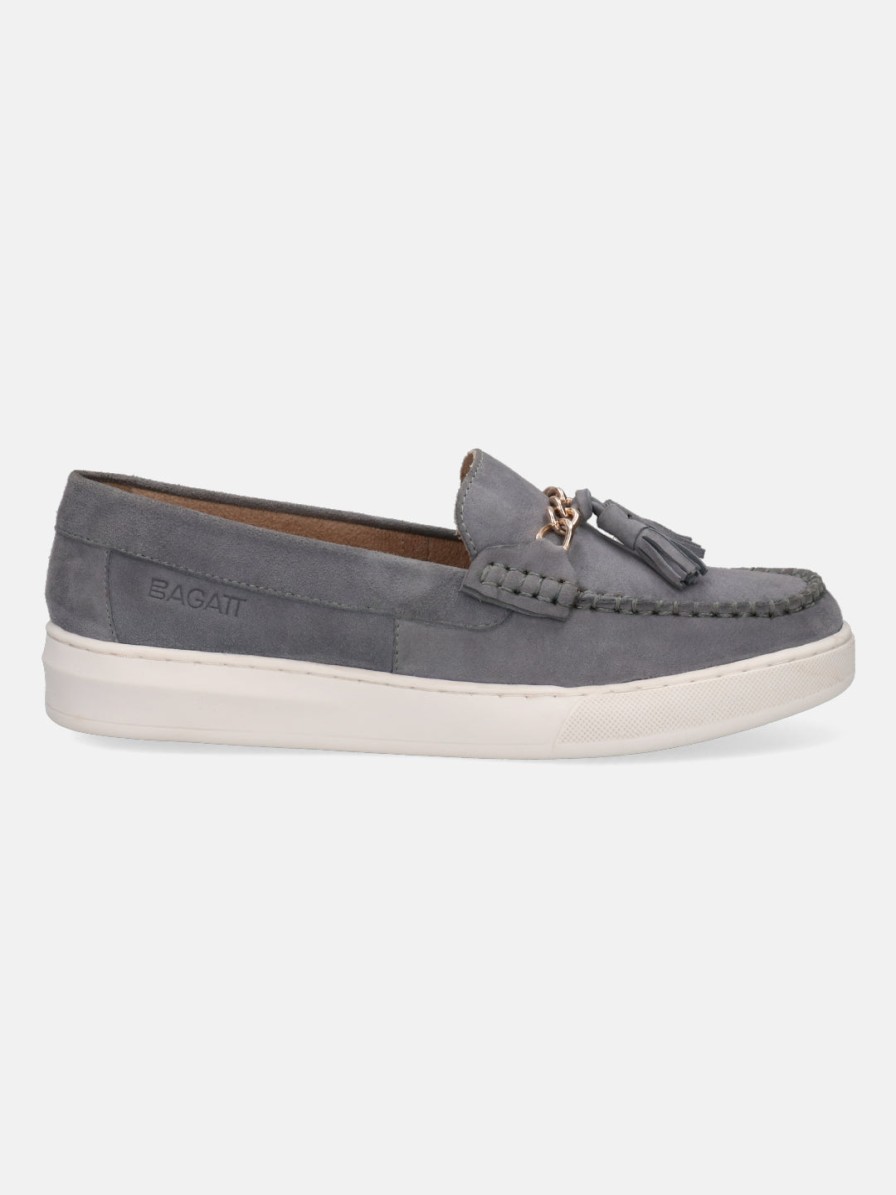 Casual Loafers BAGATT INDIA | Jola Light Blue Slip-Ons