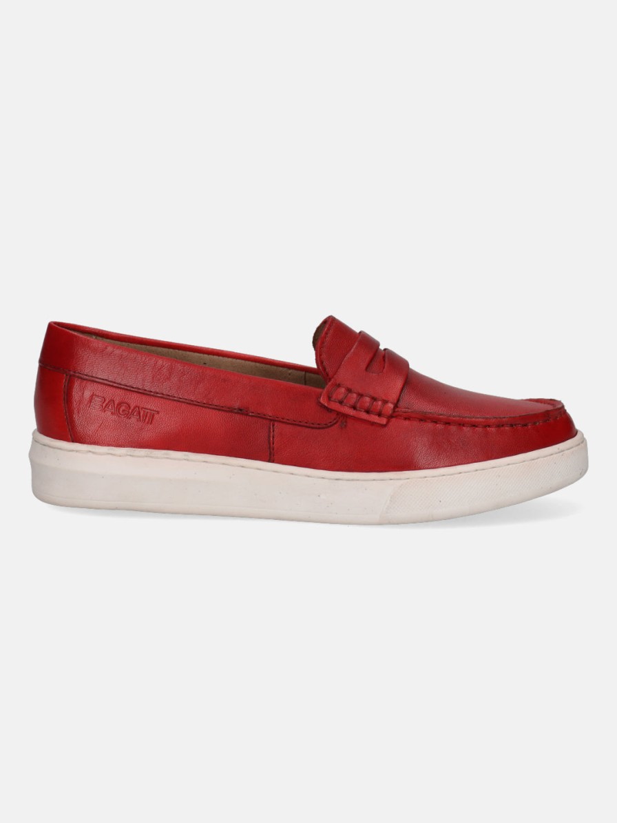 Casual Loafers BAGATT INDIA | Jola Red Casual Loafers