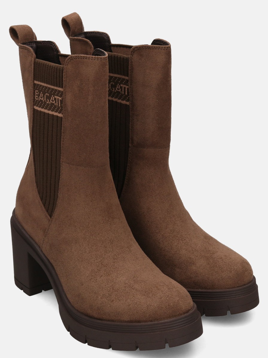 Boots BAGATT INDIA | Joely Dark Brown Chelsea Boots