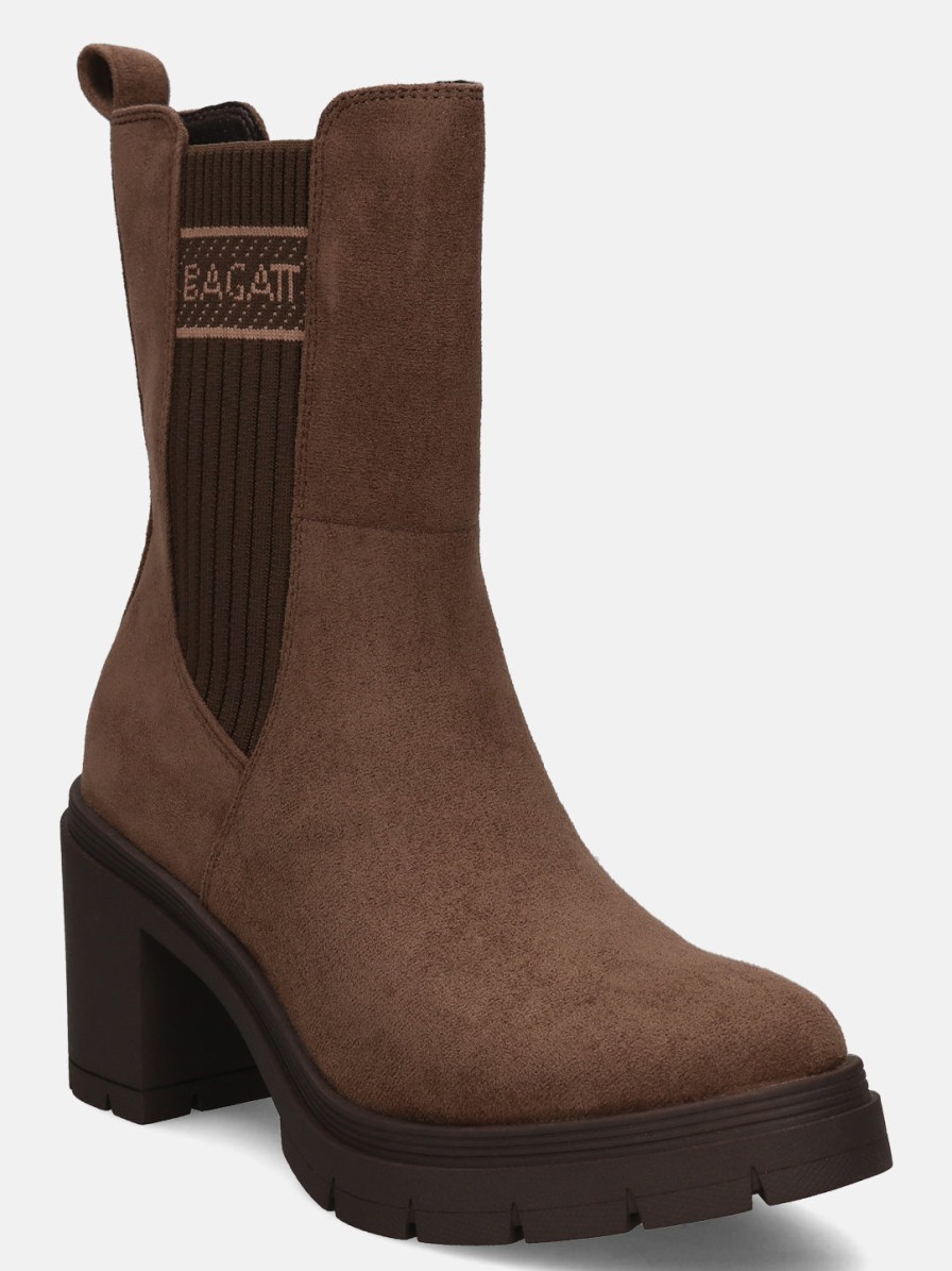 Boots BAGATT INDIA | Joely Dark Brown Chelsea Boots