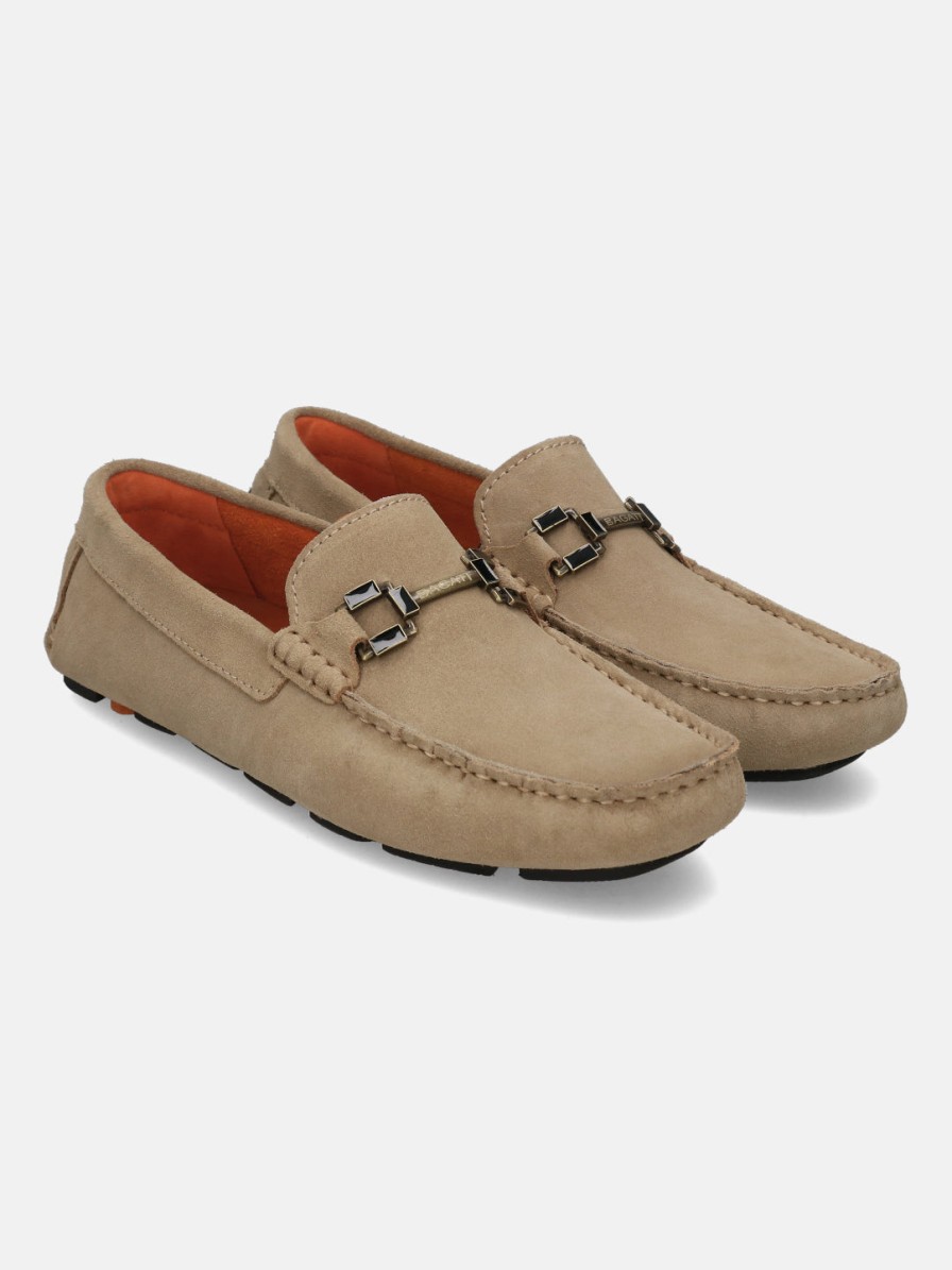 Casual Loafers BAGATT INDIA | Hexa Beige Driver Shoes