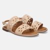 Sandals BAGATT INDIA | Yasha Beige Leather Back Strap Sandals