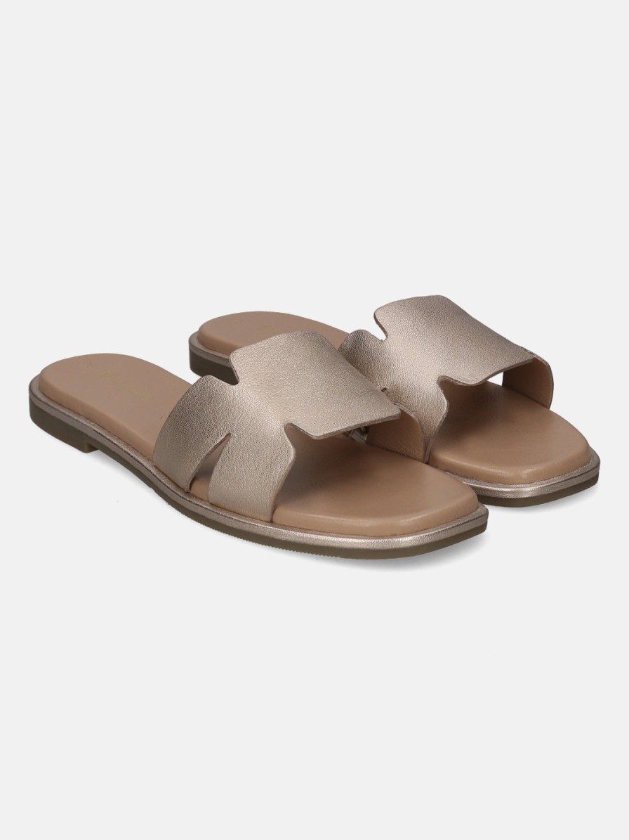 Sandals BAGATT INDIA | Flower Gold Mules