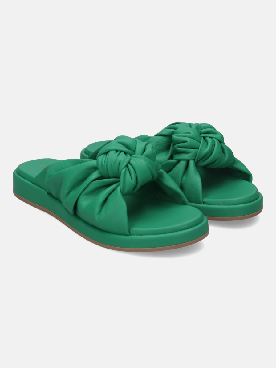 Sandals BAGATT INDIA | Ravenna Green Flat Sandals