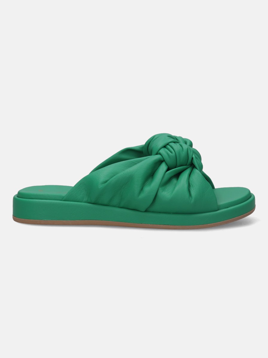 Sandals BAGATT INDIA | Ravenna Green Flat Sandals