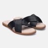 Sandals BAGATT INDIA | Goldy Black Flat Sandals