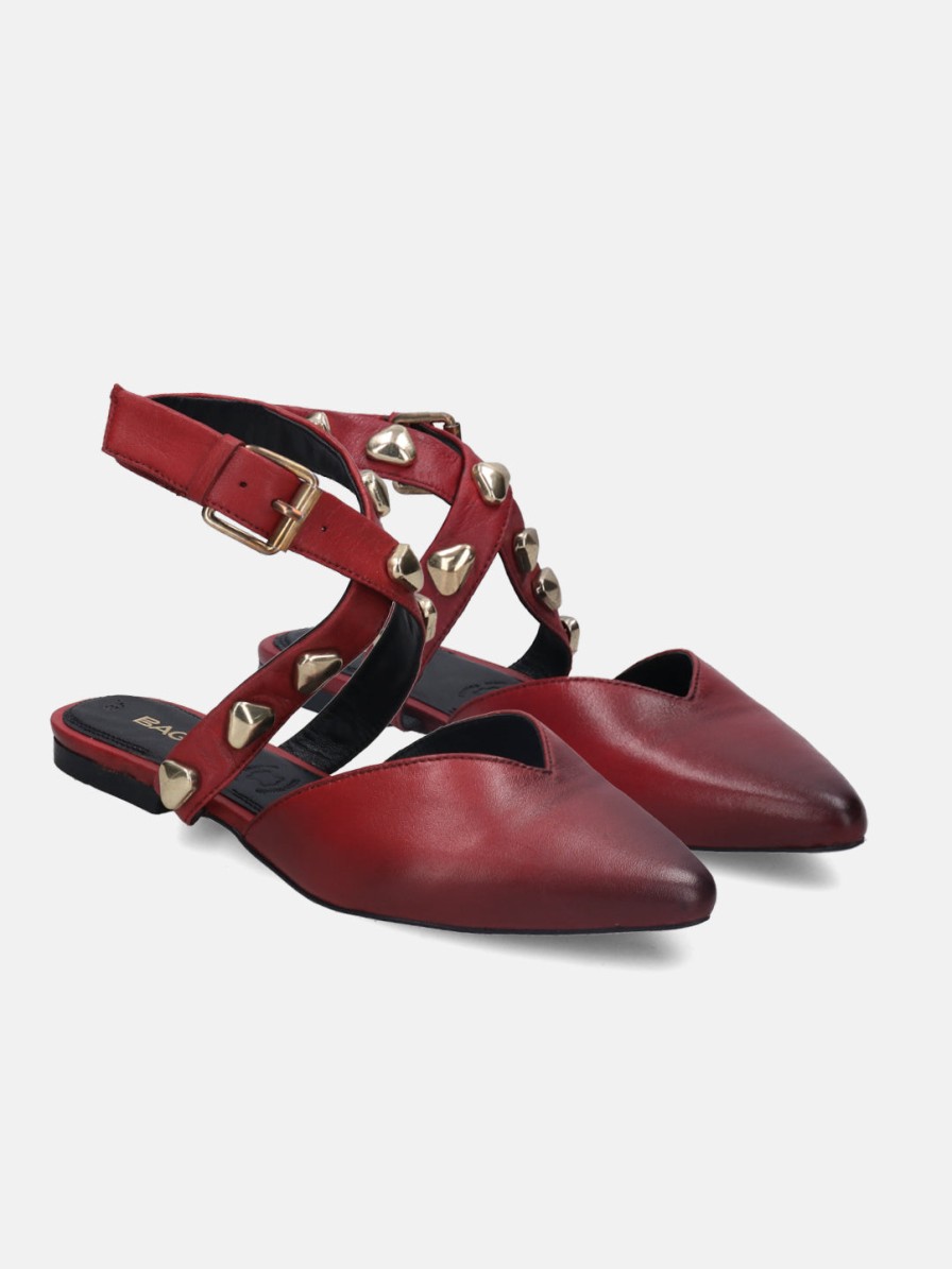 Sandals BAGATT INDIA | Tabea Red Flat Sandals