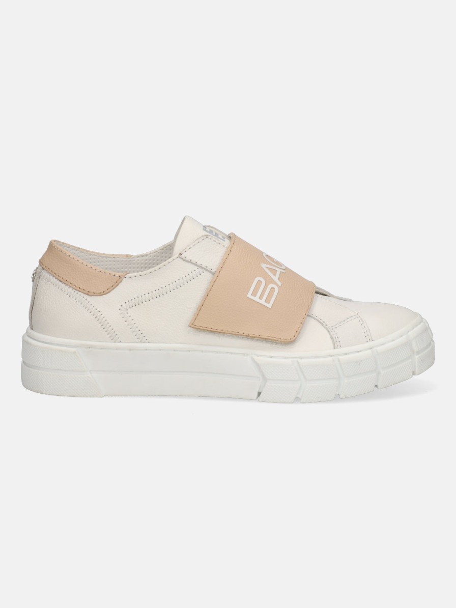 Sneakers BAGATT INDIA | Tia White & Sand Sneakers