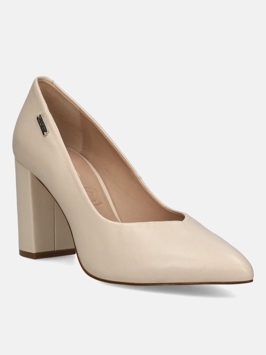 Heels BAGATT INDIA | Jemila Revo Beige Court Shoes