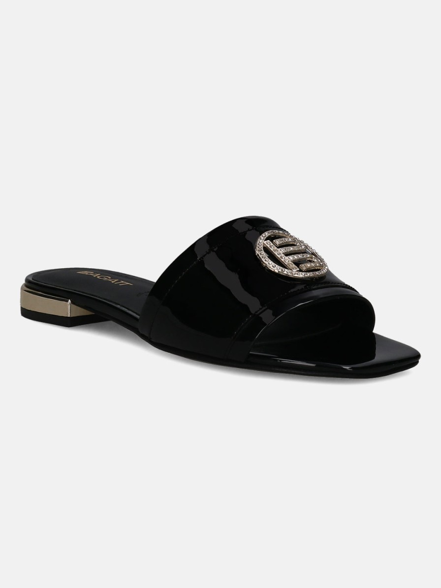 Sandals BAGATT INDIA | Glaze Black Mules