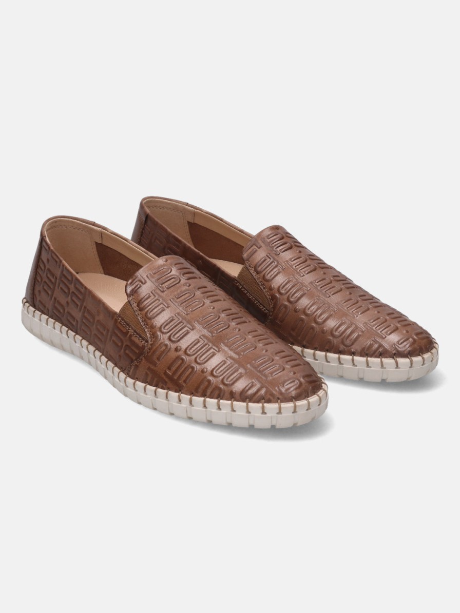 Casual Loafers BAGATT INDIA | Bali Choco Animal Print Casual Loafers