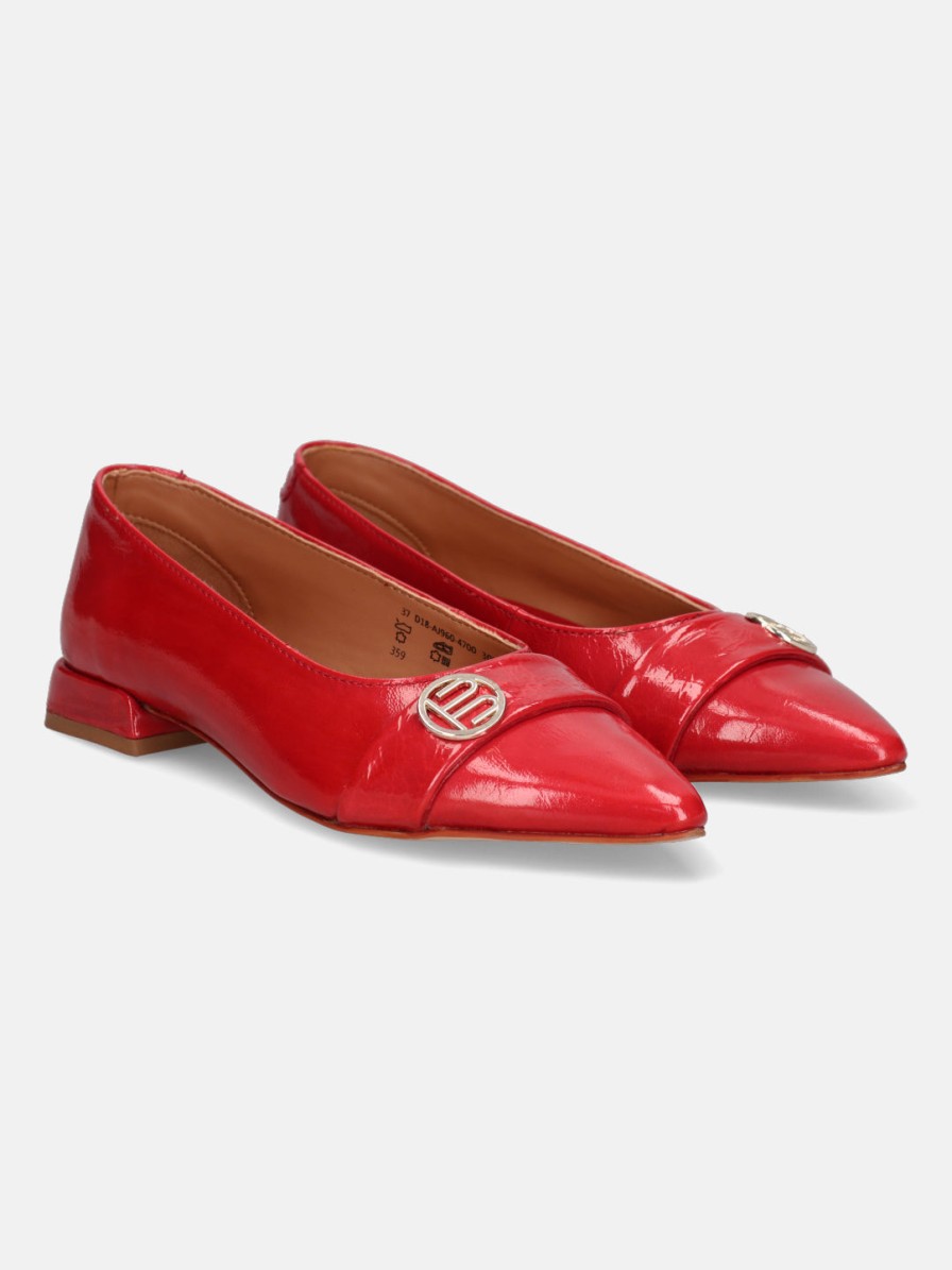 Casual Loafers BAGATT INDIA | Genevi Red Ballerinas