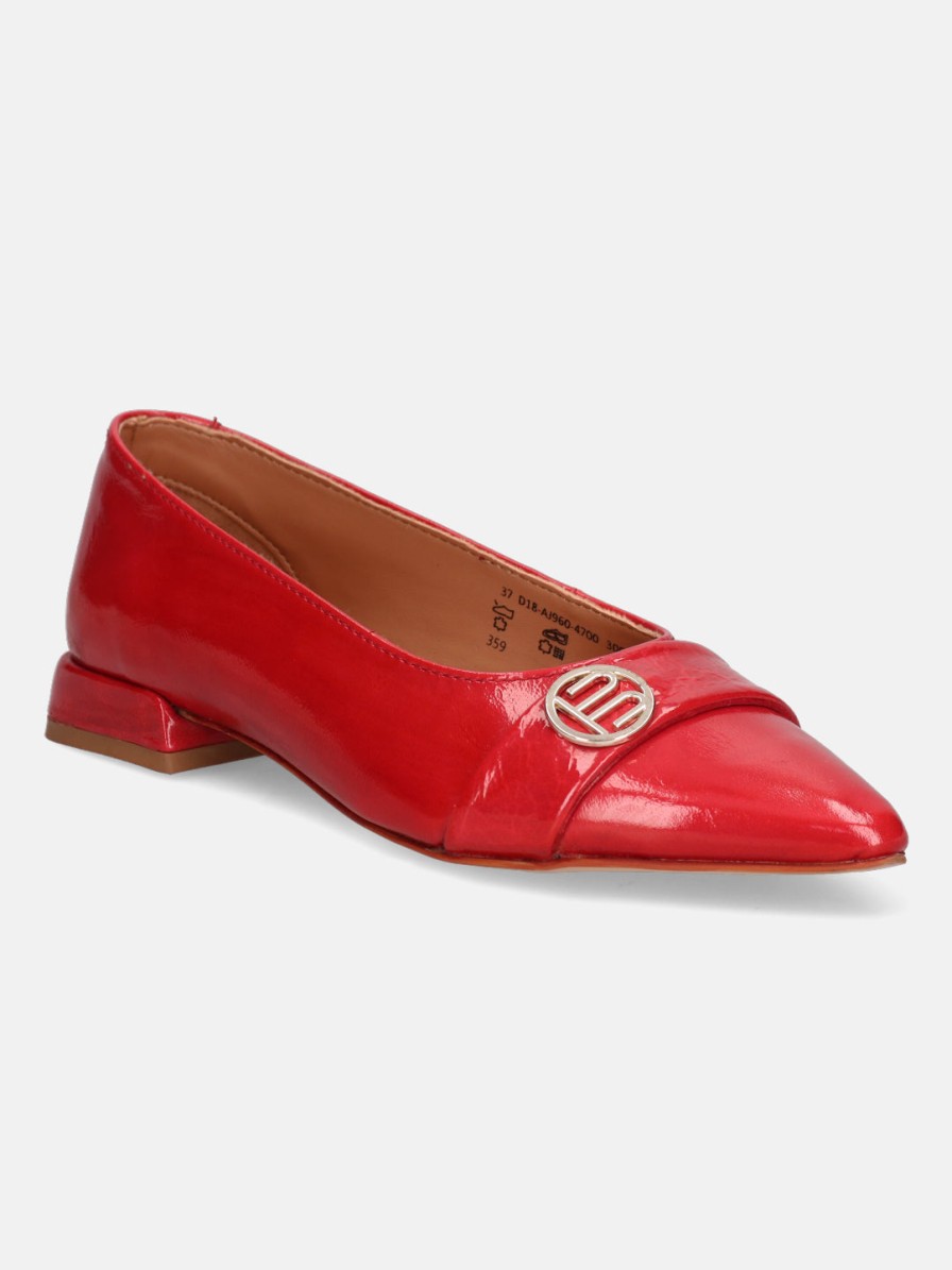 Casual Loafers BAGATT INDIA | Genevi Red Ballerinas