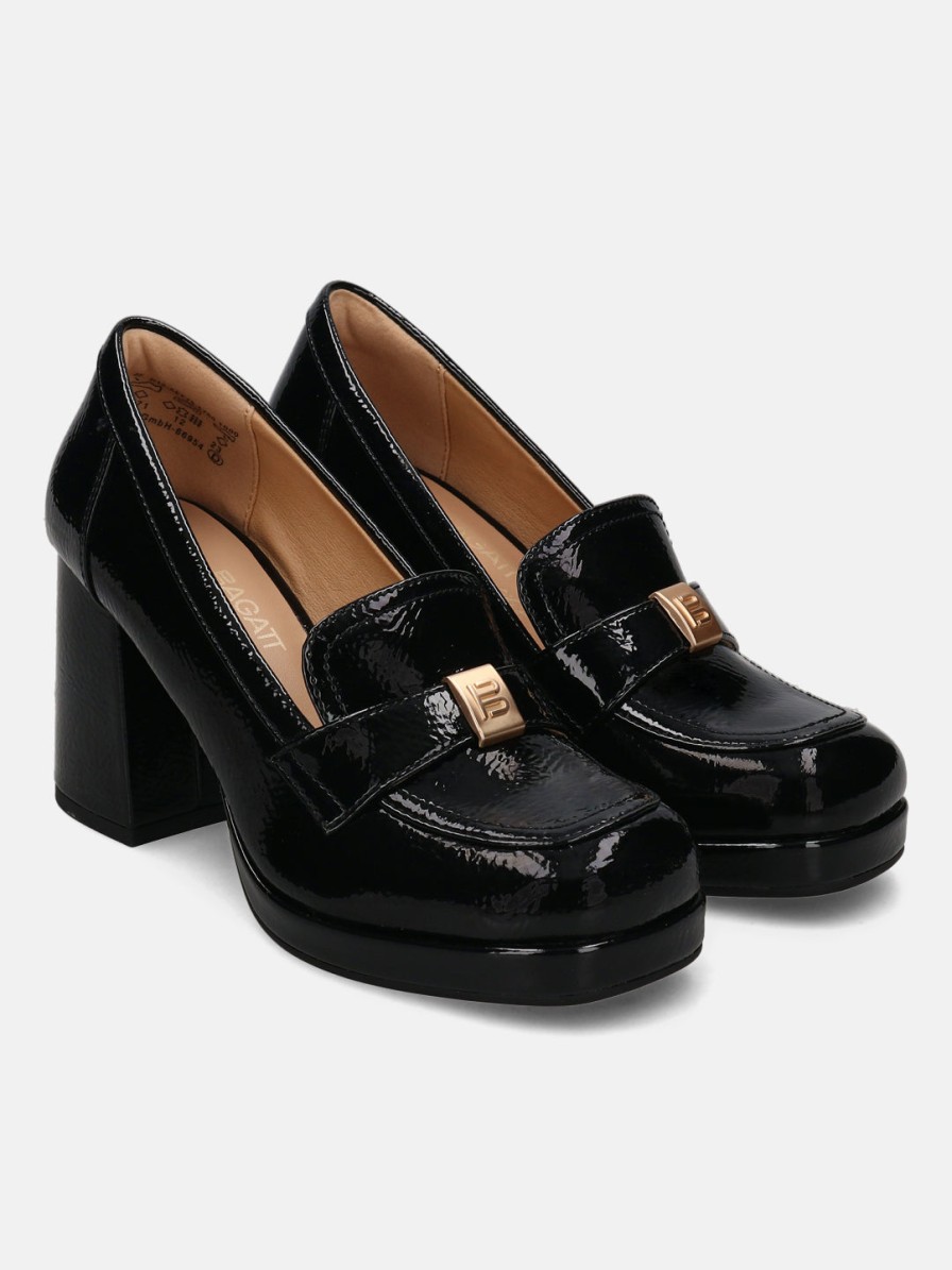 Heels BAGATT INDIA | Gallarate Black Court Shoes