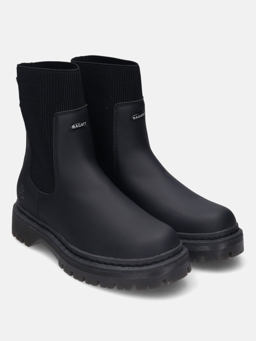 Boots BAGATT INDIA | Big Black Chelsea Boots