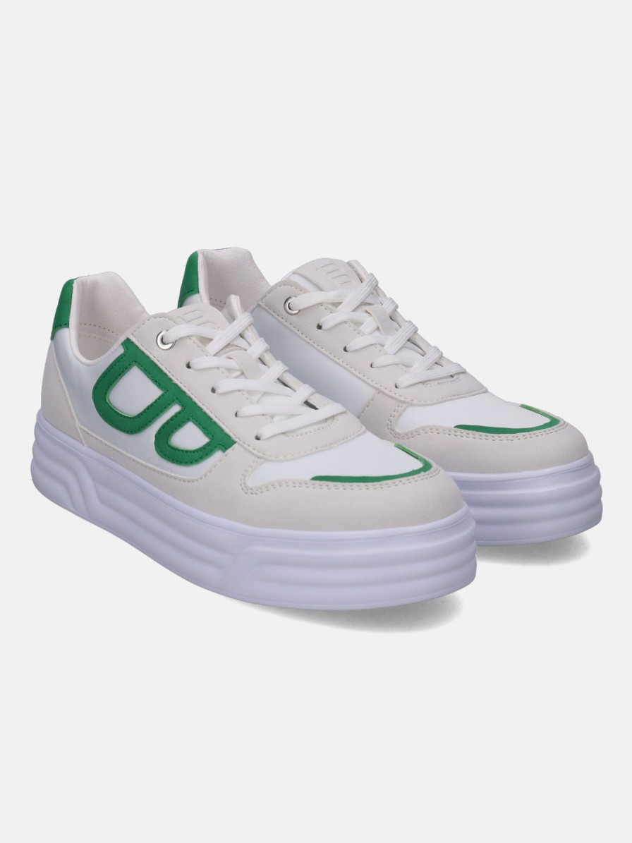 Sneakers BAGATT INDIA | Blu Off White & Green Sneakers