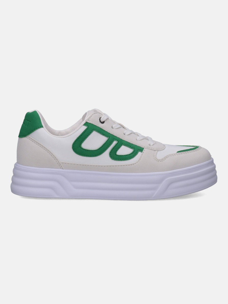 Sneakers BAGATT INDIA | Blu Off White & Green Sneakers